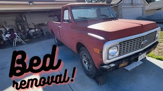 72 C10 BED REMOVAL AND BREAKDOWN