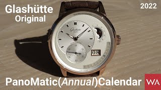 GLASHÜTTE ORIGINAL PanoMaticCalendar. The first annual calendar!