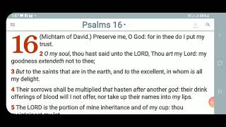 KJV-Daily Bible: p.m. Psalm 16:1-11