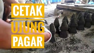 CARA MEMBUAT UJUNG PAGAR BETON MINIMALIS