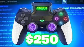 This *CUSTOM* Controller Gave Me AIMBOT in OG Fortnite... ($250 Controller)