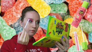 Trying the NEW Sour Patch x Morphe collab! | Is it worth it?