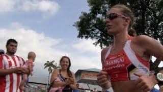 Watch Caroline Steffen bike & run the hot corner at 2012 Ironman World Championships