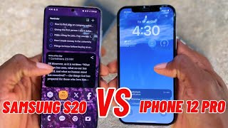 Samsung S20 VS iPhone 12 Pro