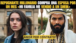 ❤️MILLONARIO REPUGNANTE COMPRA UNA ESPOSA POR UN MES Mi familia ME VENDIÓ A UN SHEIK