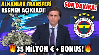 SON DAKİKA! Almanlar Transferi Duyurdu! 35 MİLYON EURO + BONUS! F.Bahçe'de Rekor Kıran Ayrılık!