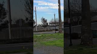 Amtrak Capitol corridor train 536 with a double header!