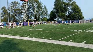 UW defensive back drill 8/10