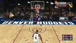 NBA 2K22 MYCAREER-PS4 FREE THROW LINE DUNK