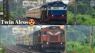 Twin Alcos ! Rajkot Coimbatore + Mumbai Visakhapatnam Express