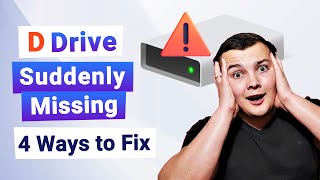 [2024] D Drive Suddenly Missing in Windows 10/11😱4 Ways to Fix!!!