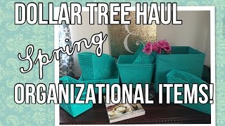 Huge Dollar Tree Haul ft. Organization Items and Containers | The Green Notebook