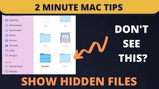 How to Show Hidden Files on a Mac?