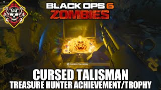 COD Black Ops 6 Zombies - Cursed Final Talisman Easter Egg - Treasure Hunter Achievement/Trophy