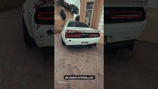 #dodge #challenger #hellcat #srt #moparornocar #mydubai #bloodsplatterhellcat