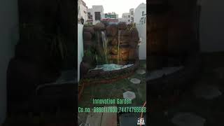 artificial stone waterfall