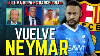 🚨💣 ÚLTIMA HORA BARÇA: NEYMAR QUIERE CONVENCER A LAPORTA | PEDREROL YA CANSA | SZCZESNY OFICIAL HOY