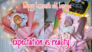 Expectation VS. Reality/happy 1 month old Aera