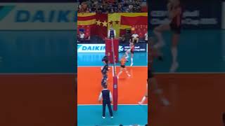 Ana Kalandadze’den pipe hücum (Galatasaray Daikin - Ao Thiras) #volleyball #shorts