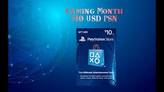 #SORTEO #1  $10 USD PSN #GamingMonth