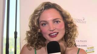 Amanda Booth Interview at the THE JONATHAN FOUNDATION FUNDRAISERi in  Los Angeles, CA