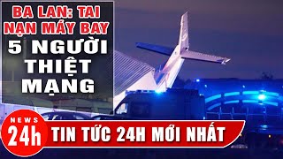 Ba Lan: Phi cơ đâm vào nhà chứa máy bay, 5 người thiệt mạng