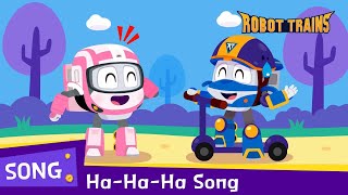 Maxie Ha-Ha-Ha Song | Maxie laughs all the time! | English song | Kids song | RobotTrain Song