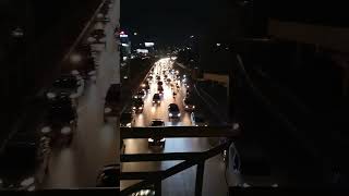 SHAHRAH E FAISAL TRAFFIC NIGHT VIEW