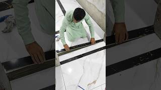 Amazing Floor Tile Door Fitting #shorts #youtubeshorts #tiles