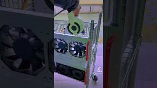 1 year gpu crypto mining rig get cleaned for first time