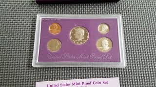 1991 U. S. Mint Proof Coin Set w/Original box and COA