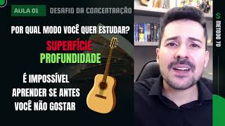 Desafio da Concentração - Você prefere estudar pelo modo superfície ou modo profundidade?