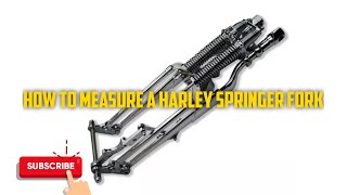 How To Measure A Harley Springer Fork