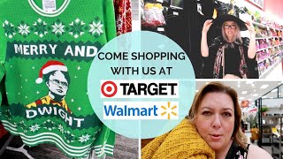 COME SHOPPING WITH ME - SUPER TARGET AND WALMART SHOPPING VLOG | Elle and Mimi