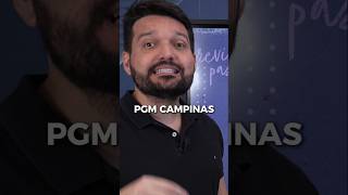 Banca contratada! | PGM Campinas #pgm #concursocampinas