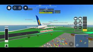 Airbus A380 PTFS Landing