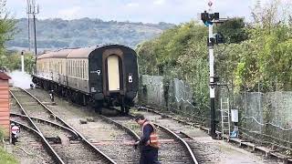 4555 steam engine at Chinnor railway Sunday 29th September 24.