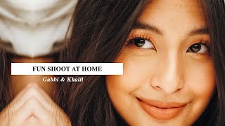 MAKE UP + FUN SHOOT AT HOME! | Gabbi Garcia