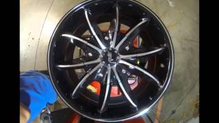 Avenue Wheels 608 Black Machined