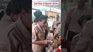 Ketika Pertama Kali Coba Jamu Jawa Asli #jamu  #funny #comedy #kakalingga