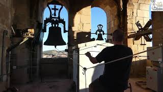 MESTRES CAMPANERS / Parroquia de Santa Maria la Mayor (Mora de Rubielos) TERUEL - Repique fiesta