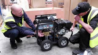 Kiam Gorilla Power® Petrol Pressure Washer Unboxing with Jonathan & Dave.