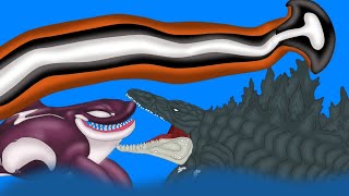 Hammerhead Worm VS Mosazilla VS Killer Whale