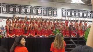 Iolani School May Day 2013: Second Graders & Seniors