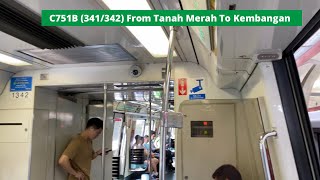 [Becoming A Tourist Attraction][SMRT] C751B (341/342) from Tanah Merah to Kembangan