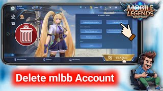 How to DELETE ACCOUNT in Mobile Legends | Create New Account (2024)