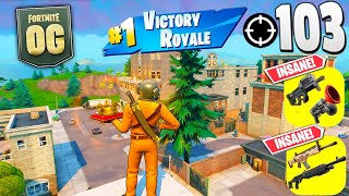 103 Elimination Solo Vs Squads Gameplay Wins (OG Fortnite Reload)