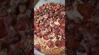 little Caesars 5 meat feast food review #pizza #food review