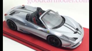 Ferrari 458 Speciale A 2014 Silver Alloy P18102SA