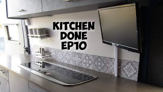 Kitchen Done MWB Campervan Rebuilding our off grid van conversion Ep10